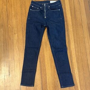 Rag & Bone Exposed Zipper Skinny Jeans